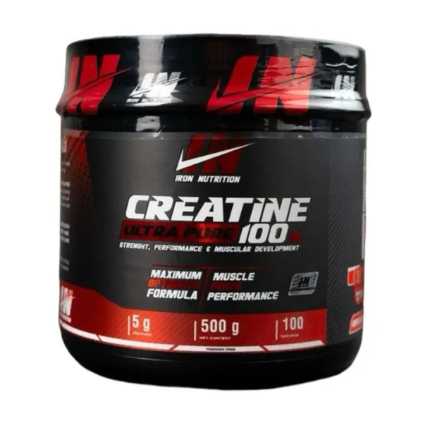 Creatina Iron 100 Servicios para fuerza y recuperación