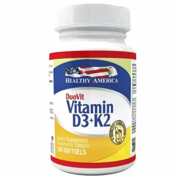 DuoVit Vitamin D3+K2 100 Softgels