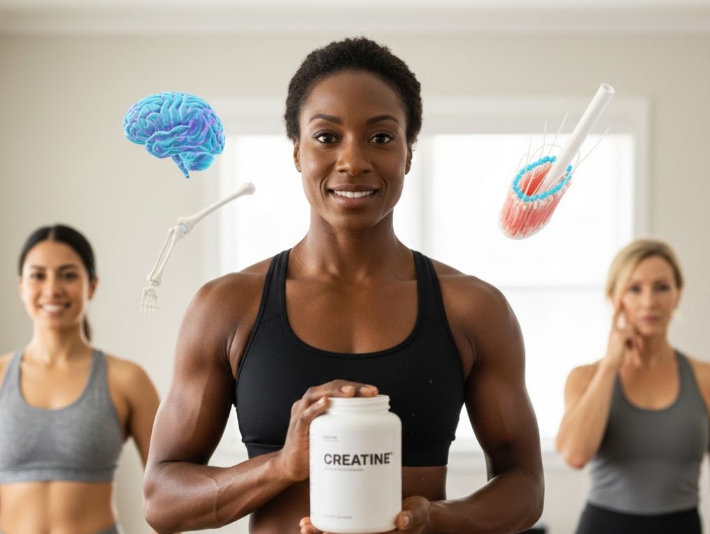 Por qué las Mujeres Necesitan Más Creatina