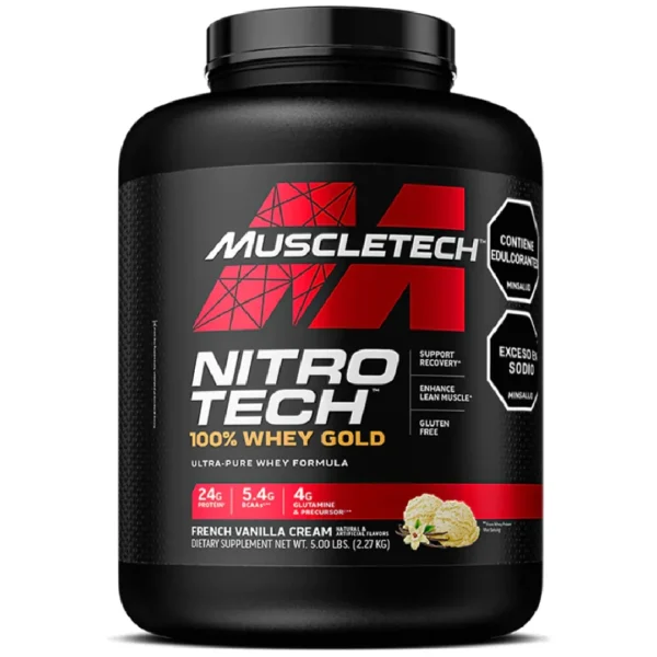 Proteína Hipocalórica NITRO TECH WHEY GOLD 5LB