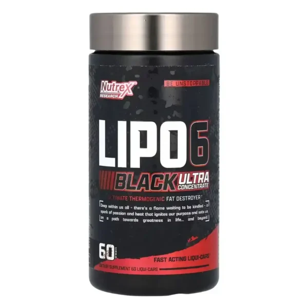 Quemador de grasa LIPO 6 BLACK 60 Cápsulas